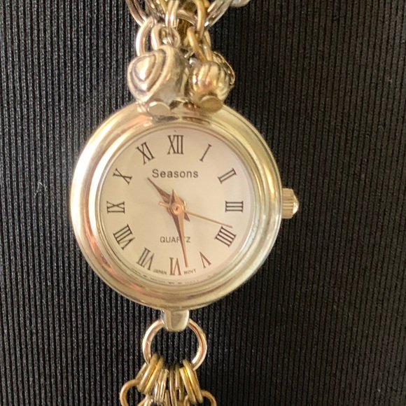 Necklace watch Pendant fleur de Lis tassel - Picture 3 of 12